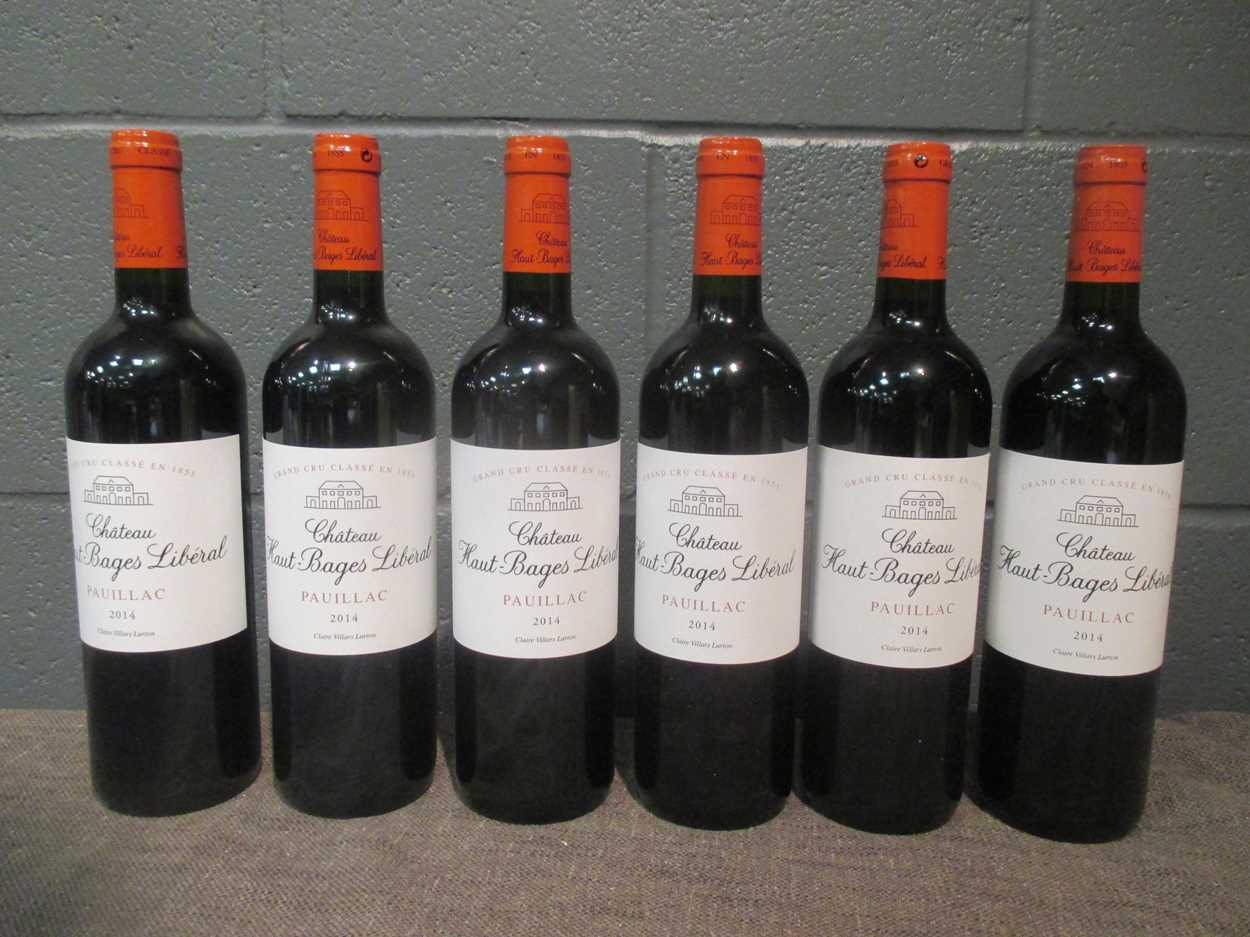 Chateau Haut Bages Liberal, Pauillac 5eme Cru 2014, 6 bottles - Image 2 of 3