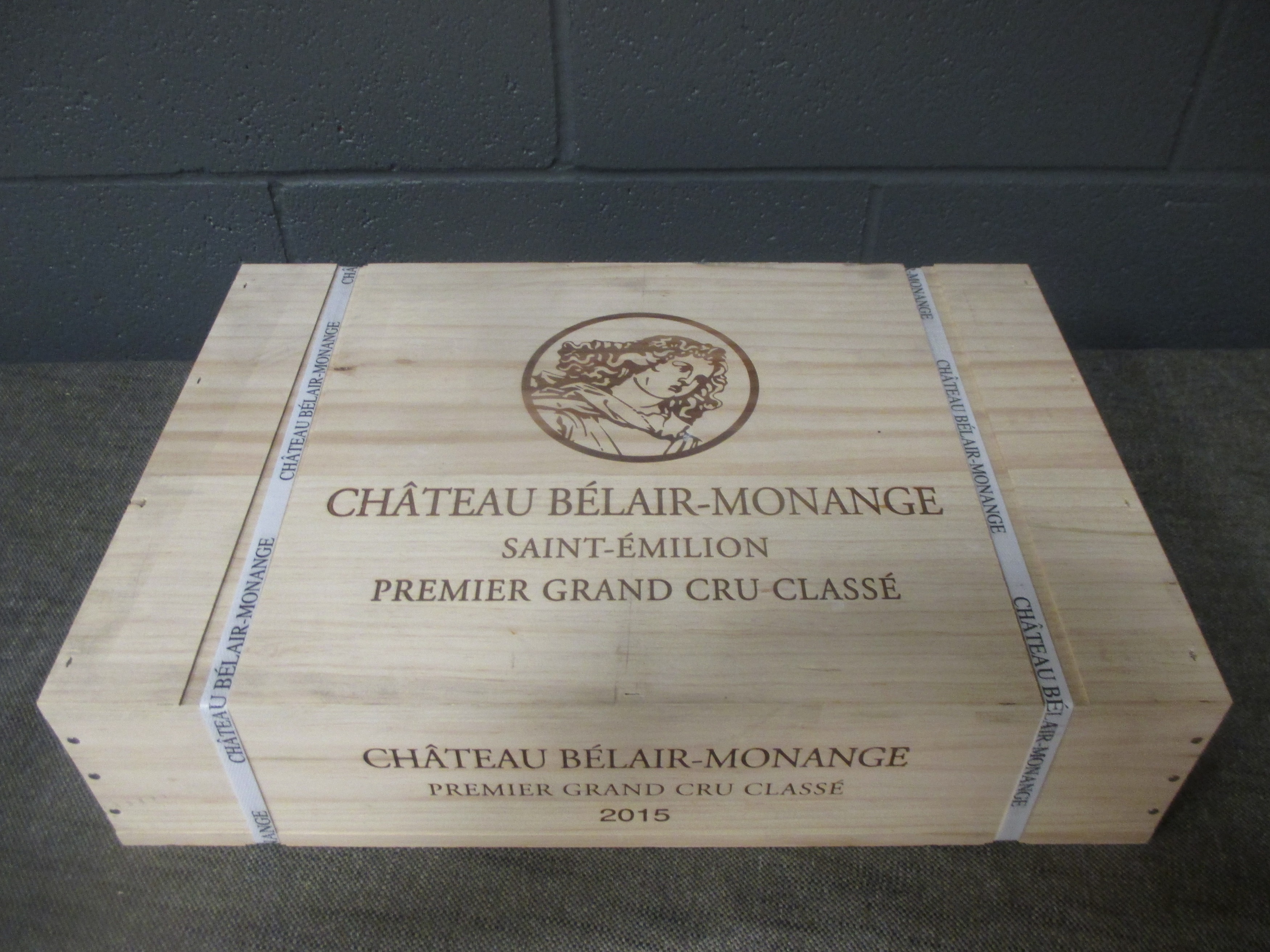 Chateau Belair-Monange St Emilion 1er Grand Cru 2015, 6 bottles