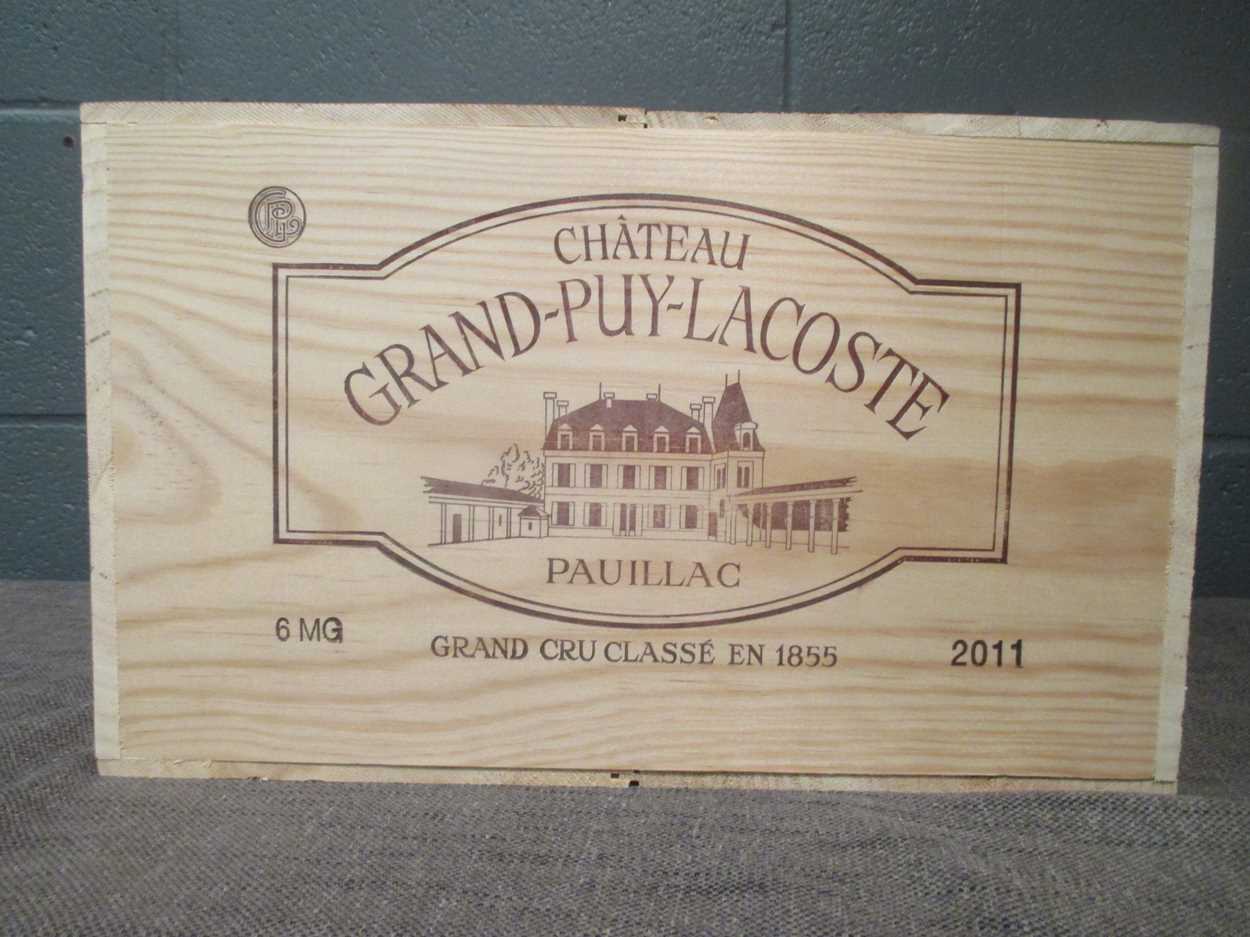 Chateau Grand Puy Lacoste, Pauillac 2011, 6 magnums - Image 2 of 2