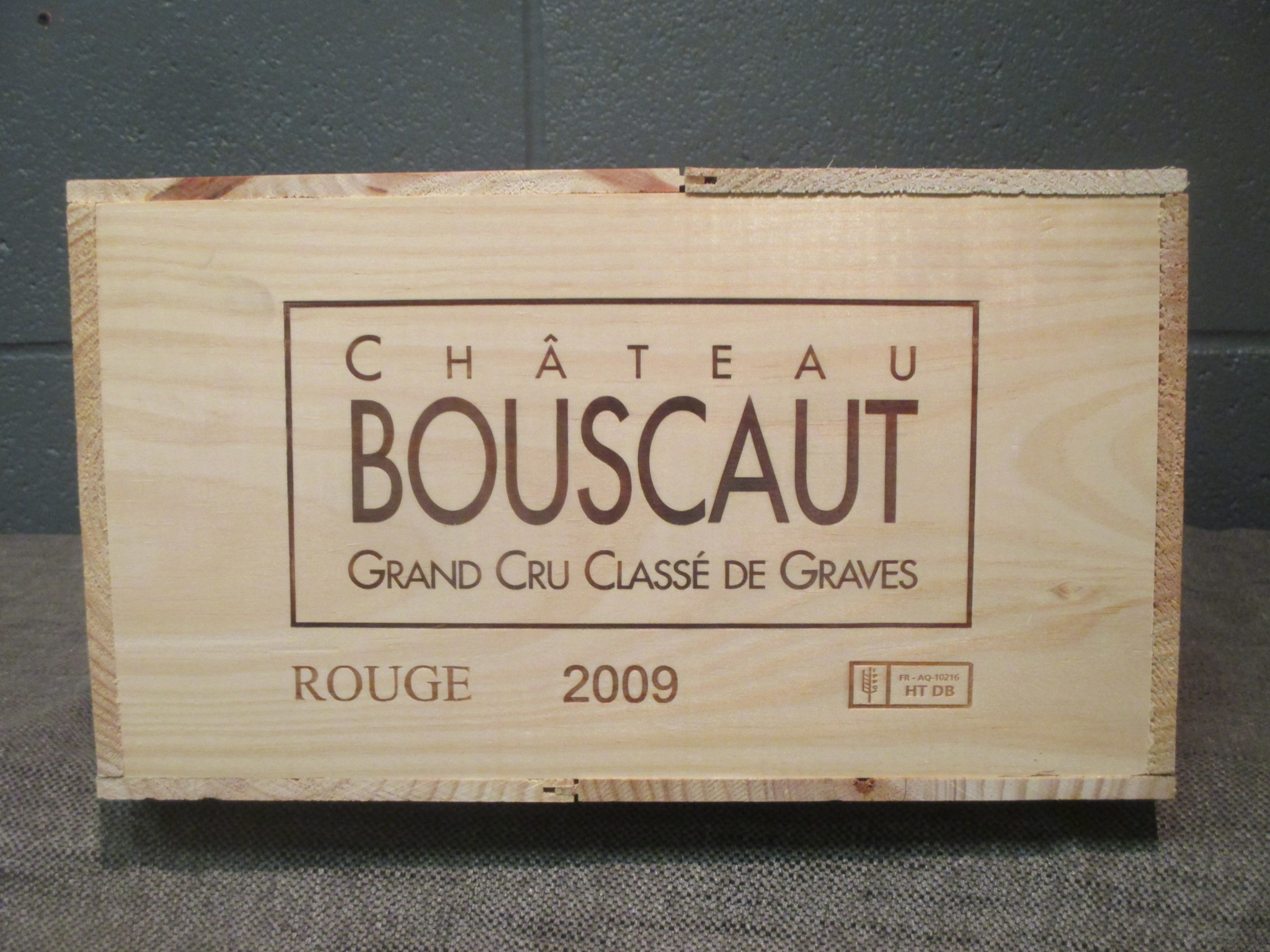 Chateau Bouscaut, Pessac-Leognan 2009, 12 bottles