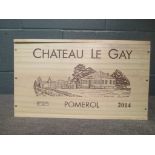 Chateau Le Gay, Pomerol 2014, 6 bottles