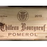 Chateau Bourgneuf, Pomerol 2015, 12 bottles