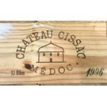 Chateau Cissac, Haut Medoc 1996,12 bottlesCondition report: removed from storage at the Wine