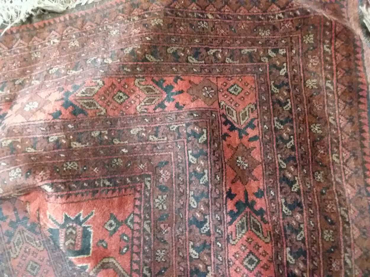 Large Afghan carpetCondition report: Very good condition with no obvious wear or damage Selvage - Image 2 of 3