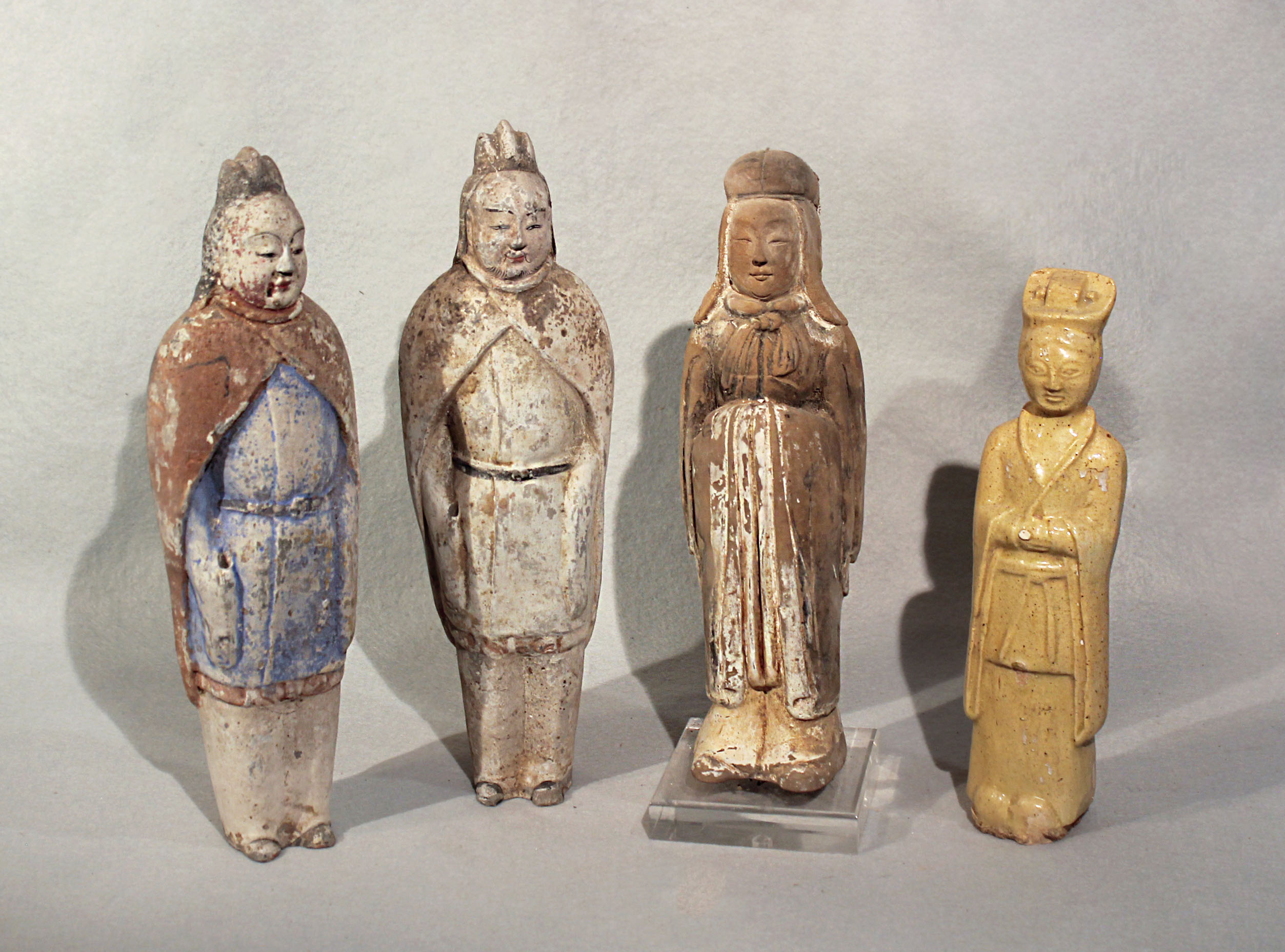 A group of four Chinese tomb figures,
