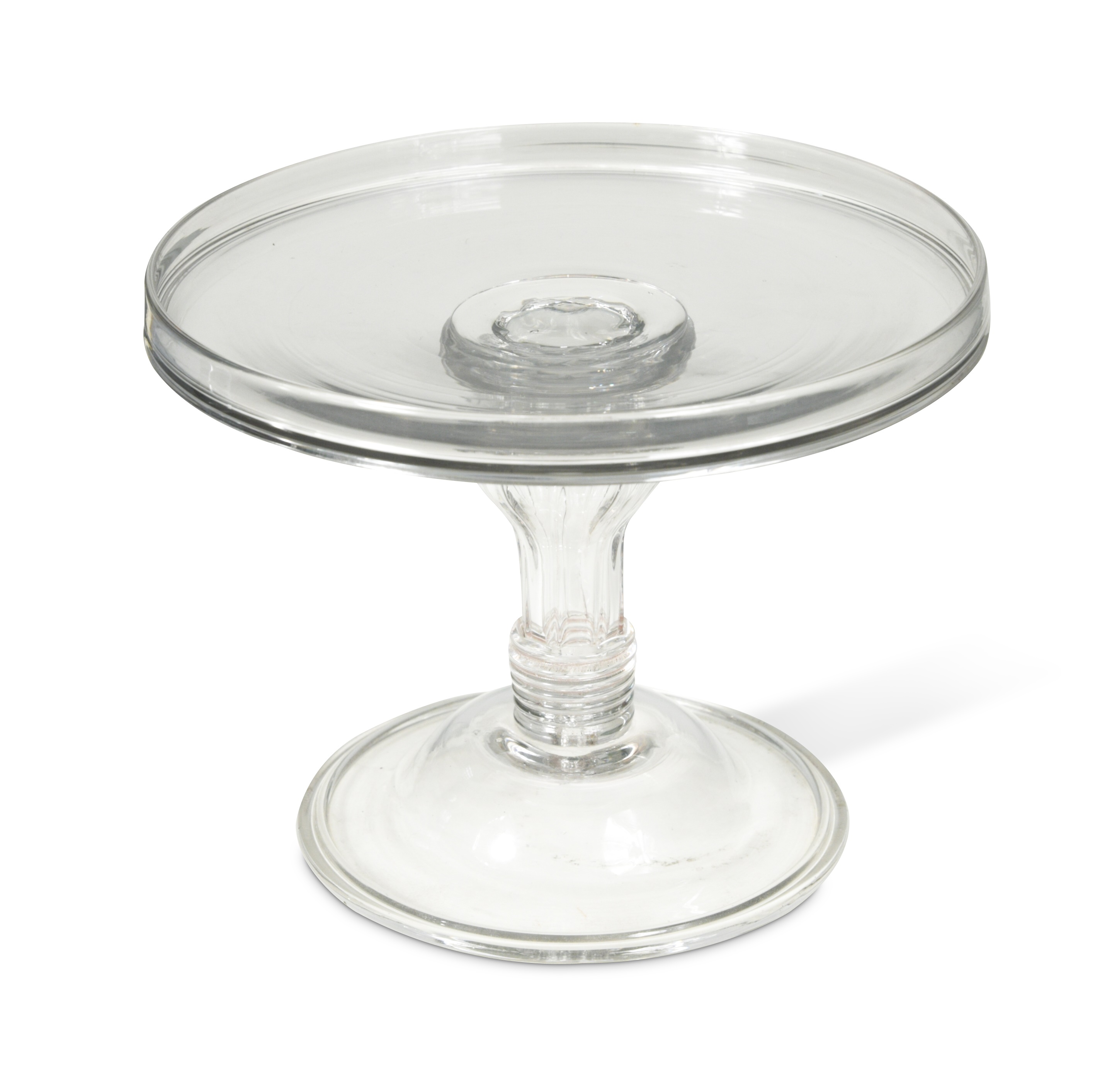 A George III glass tazza,