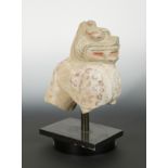 A Chinese sandstone fragmentary Kylin, Qi Dynasty style,