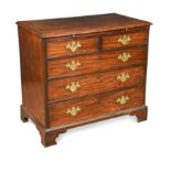 A George III mahogany chest,