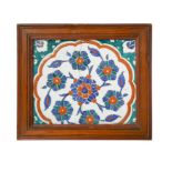 A 16th century Islamic Turkish tile,