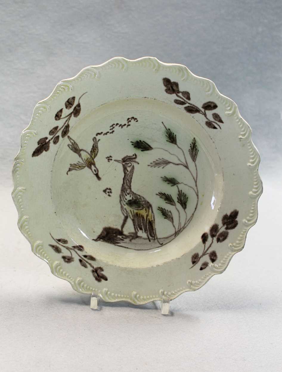 A collection of 18th century creamware plates, - Image 10 of 11