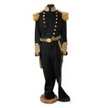 A Royal Navy Vice-Admiral uniform by Gieves Ltd.,