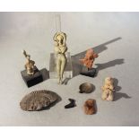 A group of eight ancient Mesopotamian artefacts,