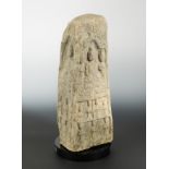 A Chinese stone votive stele, perhaps Northern Wei,