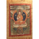 A Tibetan Thangka, 19th century,