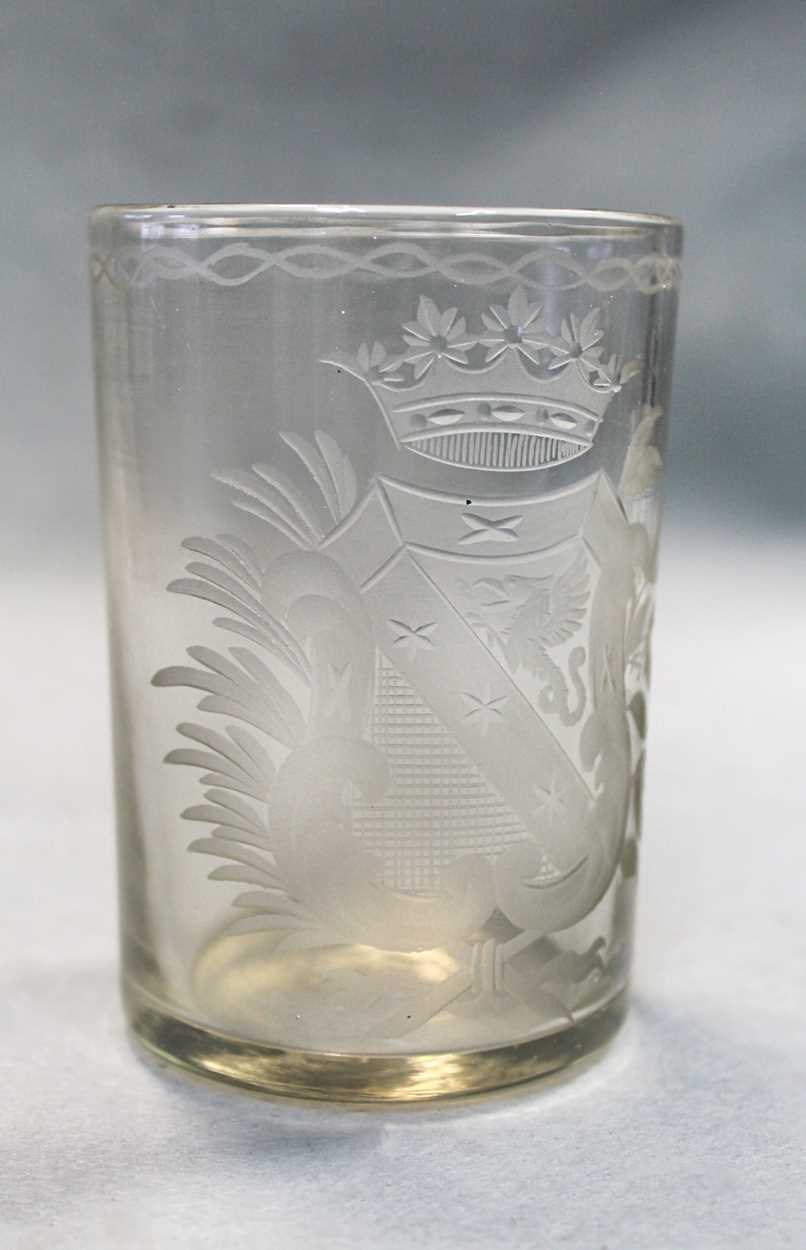 An 18th century drinking glass, possibly Russian, - Image 11 of 11