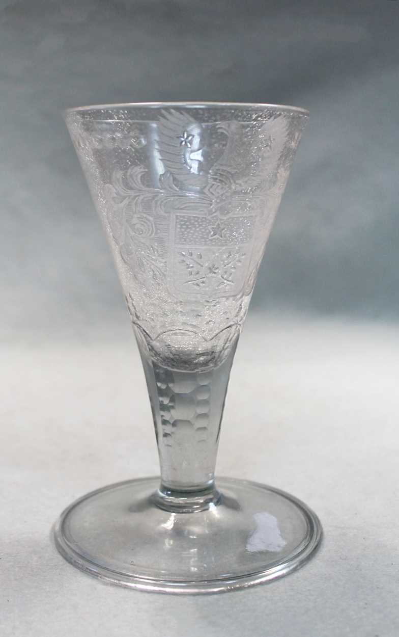 An 18th century drinking glass, possibly Russian, - Image 7 of 11