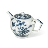 An 18th century Meissen blue and white teapot and cover, circa 1735,