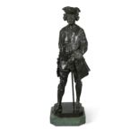 After Antonio Dal Zotto, a bronze figure of Venetian playwright Carlo Goldoni,