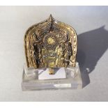 A Tibetan gilt copper Prabha Mandorla, 16th/17th century,