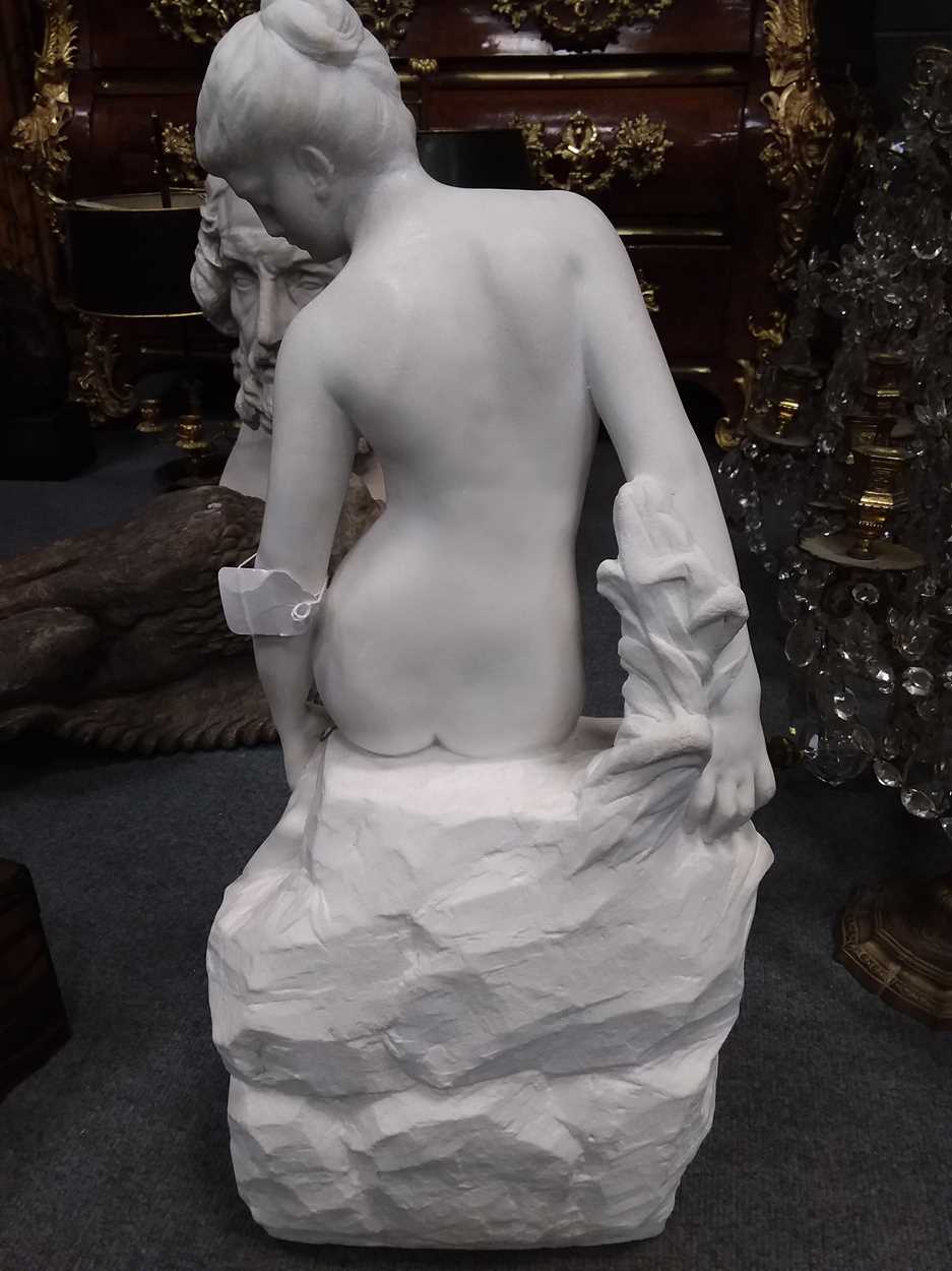 Alfred Boucher (French, 1850-1934), La Baigneuse, - Image 10 of 12