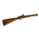 A flintlock blunderbuss,