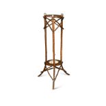 An unusual rustic vernacular hawthorn jardiniere stand,