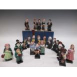 A collection of Royal Doulton 'The works of Charles Dickens' figures to include Tony Weller,