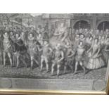 After George Vertue, The Procession of Elizabeth I, engraving, 45 x 55cm