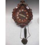 A late 19th century Swiss cuckoo clock 42cm high