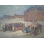 Leonard Richmond (British 1889-1965), North African Market, signed 'L.Richmond' (lower right),