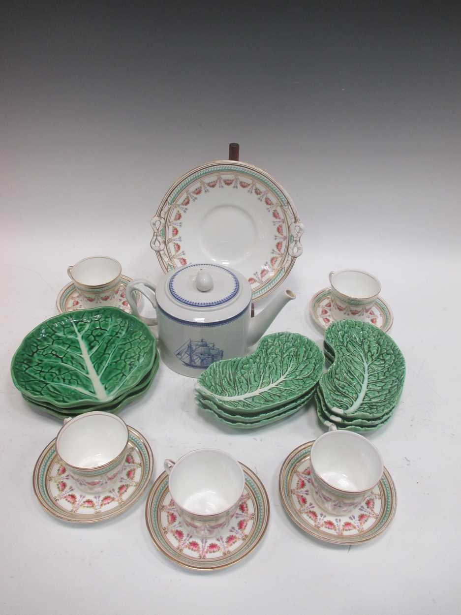 A collection of porcelain, to include a Wedgwood 'Chantecler' pattern part dinner service. Christian - Image 9 of 18