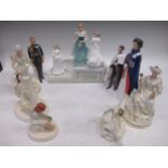 Royal Doulton porcelain figures to celebrate the 13th anniversary of the Coronation of Queen