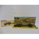 A boxed Dinky Toys US Jeep with 105mm Howitzer, no. 615.