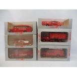 Six boxed Continental emergency response die-cast models.
