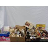Four boxes of assorted hobby kits/model making equipment etc.