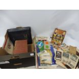 A quantity of mixed ephemera and collectables including a British Empire Exhibition brochure, Chas