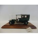 A boxed Franklin Mint scale model of a 1907 Rolls-Royce Silver Ghost.