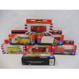 Seven boxed Solido die-cast models, all emergency vehicles including Forest Fire trucks.