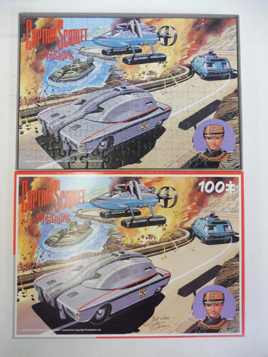 A boxed and signed by the artist, 1993 Captain Scarlet and the Mysterons puzzle.