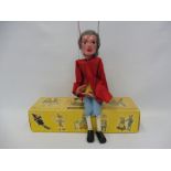 A boxed Pelham puppet 'Prince Charming', believed 1950s, non-original box, superb condition outfit