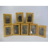 Eight boxed Lord of the Rings collectable figures.