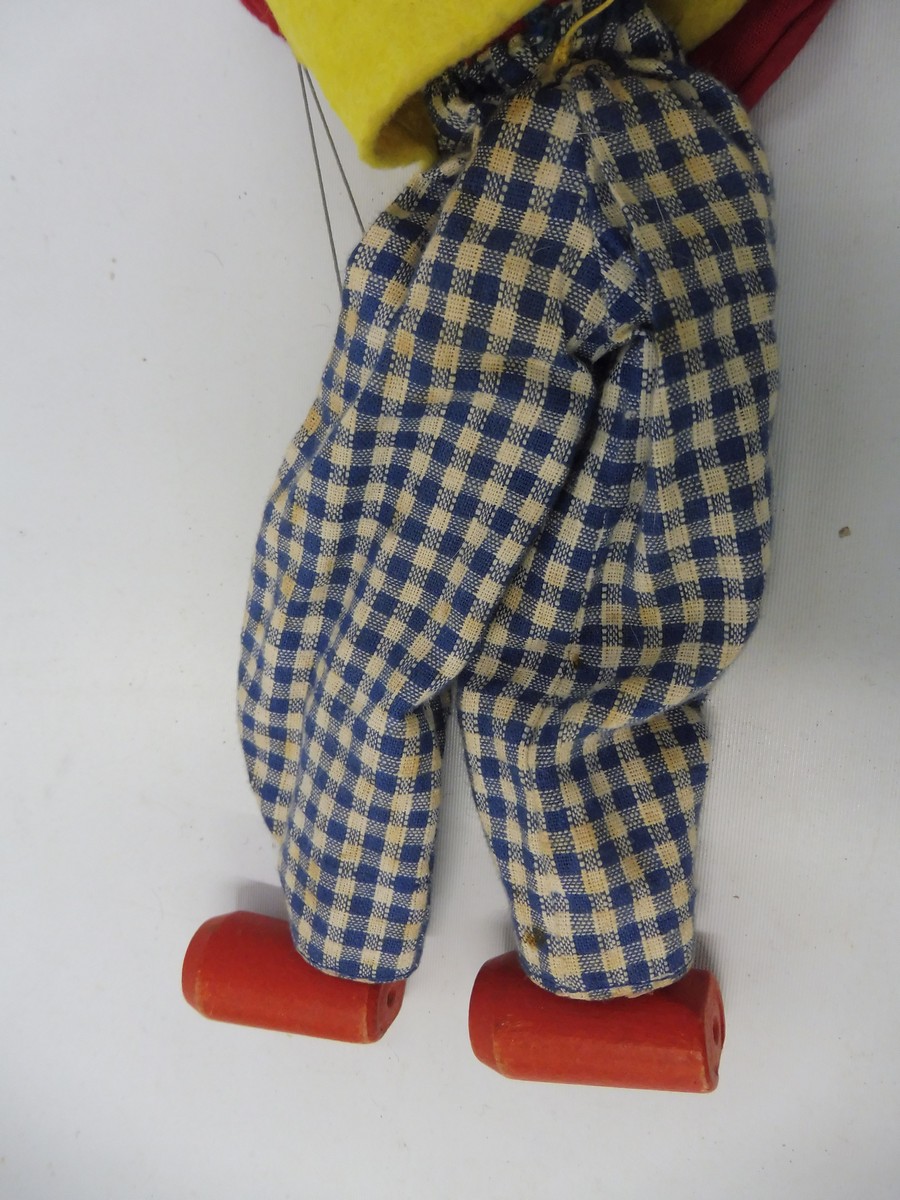 A boxed Pelham puppet 'Fritzi', small area of damage to the nose, original strings, controller and - Image 3 of 9