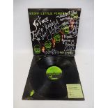 Stiff Little Fingers - Now Then LP, vinyl appears in excellent condition, front cover signed by