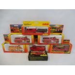 Seven boxed Solido emergency vehicles including four from the 'Toner Gam II' range.