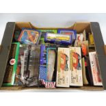 A quantity of assorted boxed die-cast models, various manufacturers and scales including Matchbox.