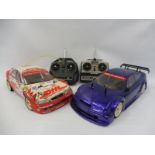 A Tamiya Honda electric remote controlled car, TAO3F chassis 4WD with controller, plus a Tamiya