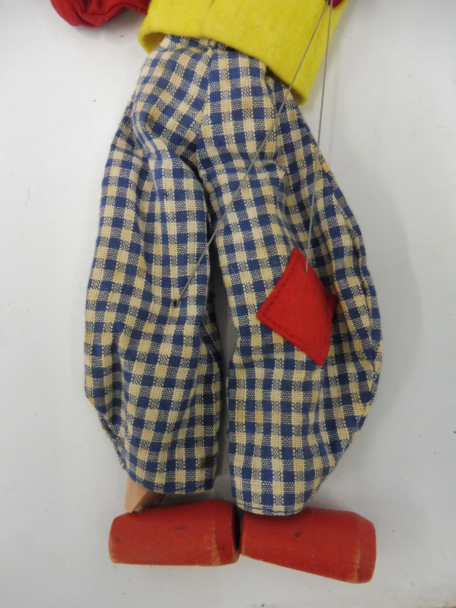 A boxed Pelham puppet 'Fritzi', small area of damage to the nose, original strings, controller and - Image 4 of 9