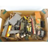 A selection of assorted model railway including boxed Merit accessories.