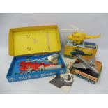 A boxed Dux Condor Helicopter, a 'Plastic Toy' friction Jet Fighter T-66 and a boxed Marx Mechanical