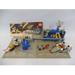 A 1980 Lego Beta-1 Command Base Set, no. 6970, plus a 1986 Satellite Patroller, no. 6849, not